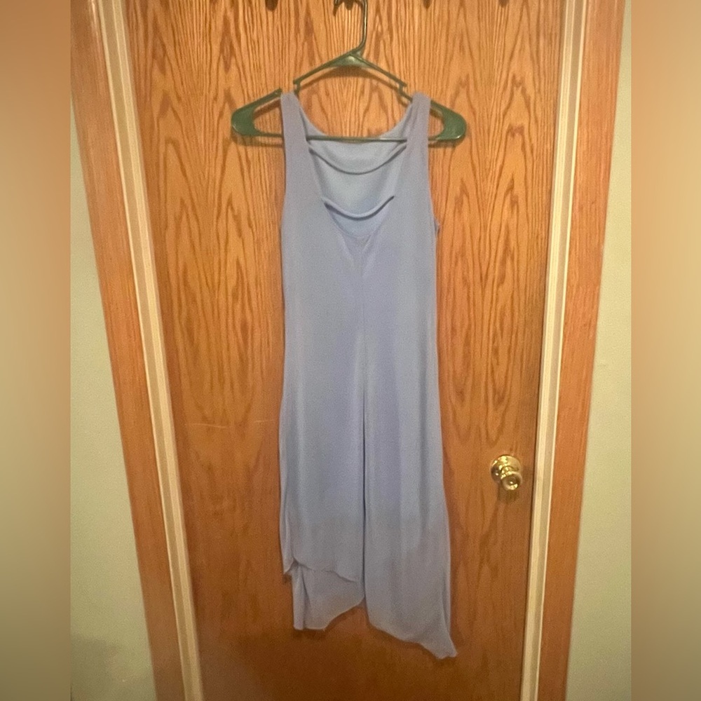 Byer Too Vintage Fairy Y2K Periwinkle Blue Mesh Dress Sz Medium - Picture 6 of 7